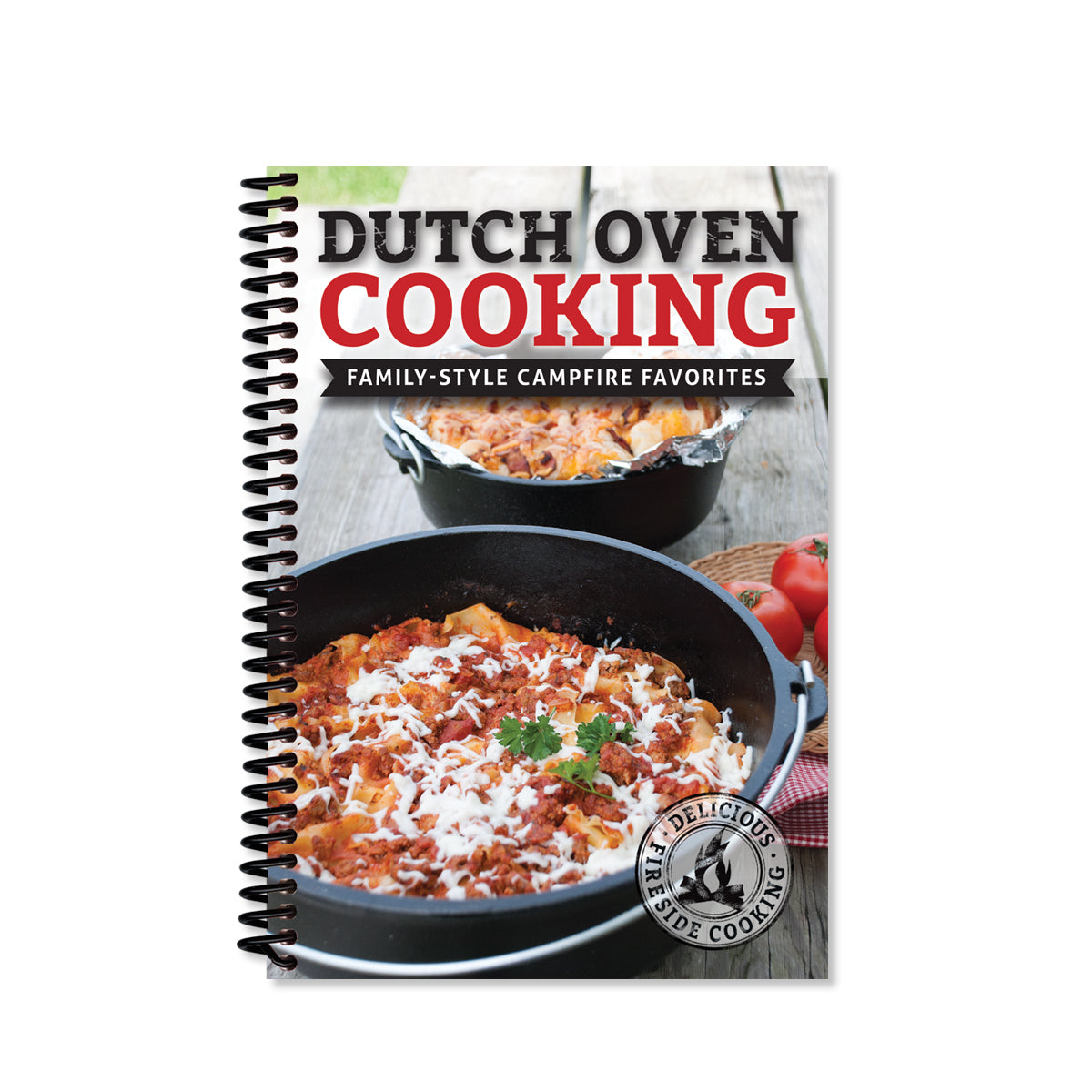 Front cover of Dutch Oven Cooking. Family-Style Campfire Favorites.