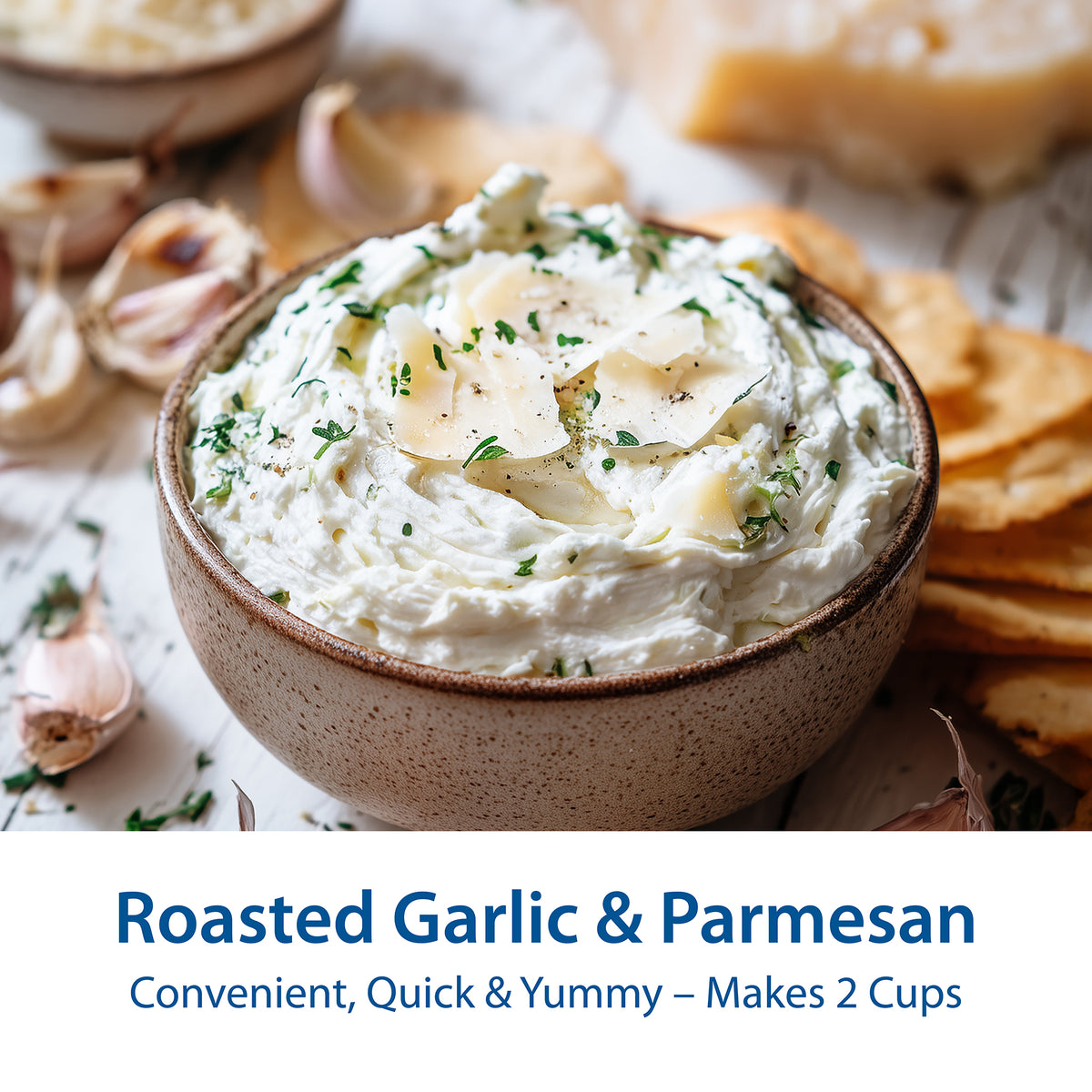 Roasted Garlic &amp; Parmesan Dip