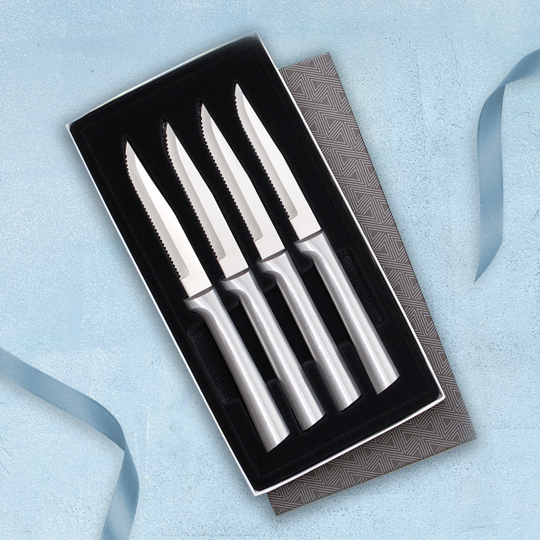 Rada Cutlery S4S 4-Serrated Steak Knives Knife Gift Set