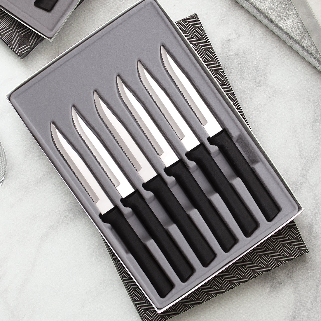 Lux Decor Collection Knives Set Stainless Steel - Serrated Kitchen