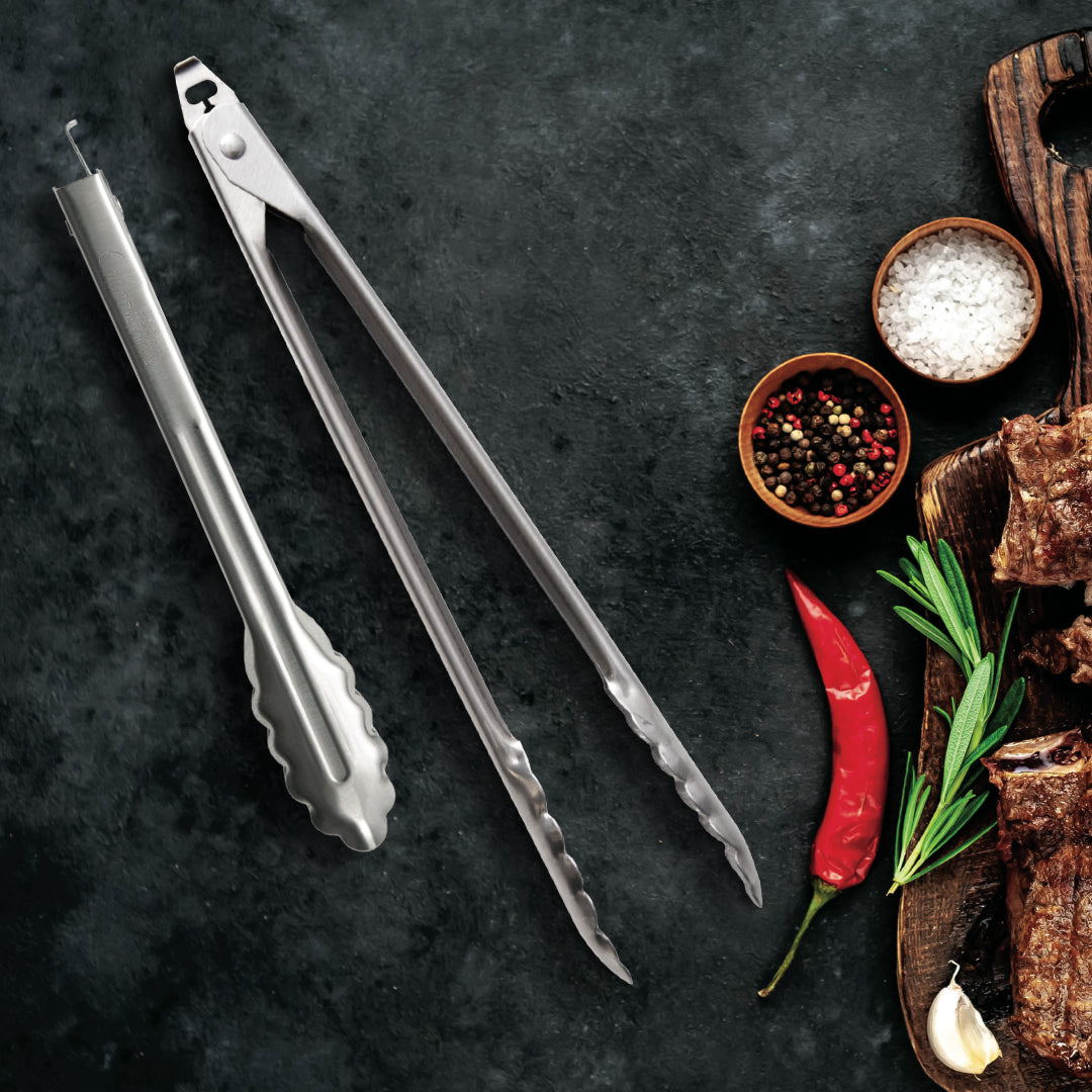 9" Heavy-Duty Tongs 9" Heavy-Duty Tongs