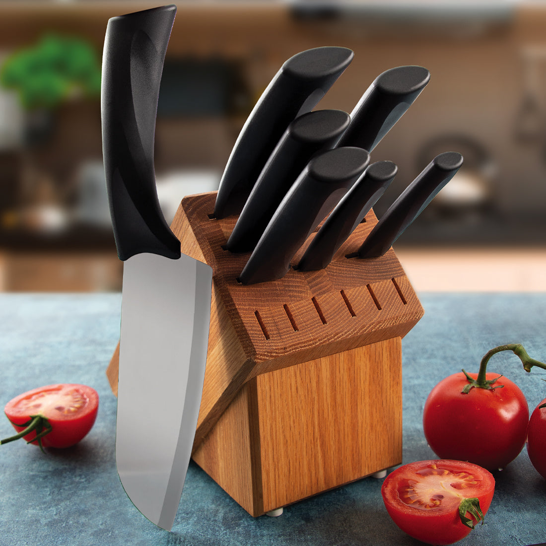 CraftKitchen™ Rectangle Board & Knives Gift Set