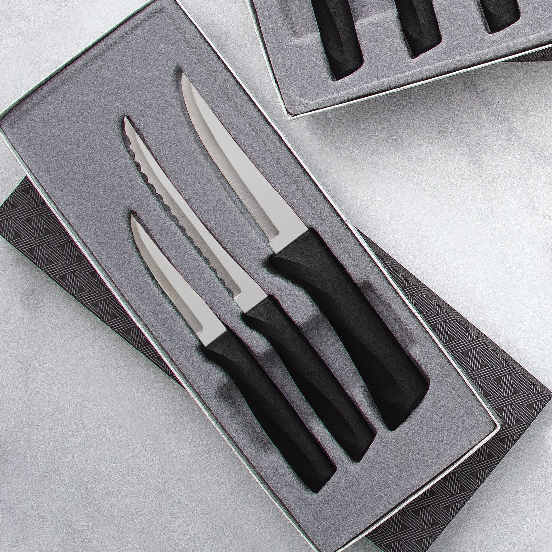 Rada Cutlery Meal Prep 4-Piece Paring Knife Gift Set – Stainless