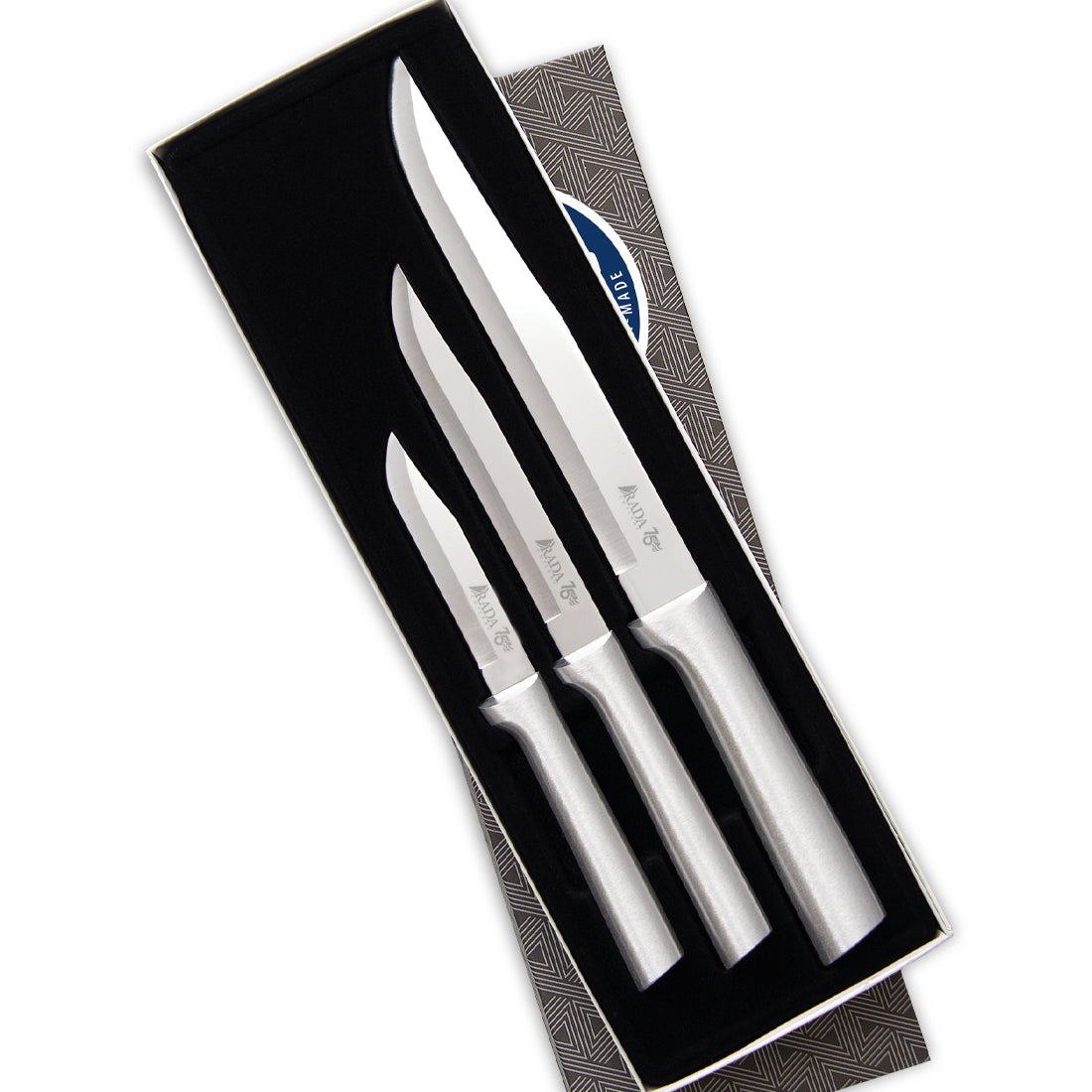 Rada Meal Prep Knife Gift Set, Stainless Steel Knives