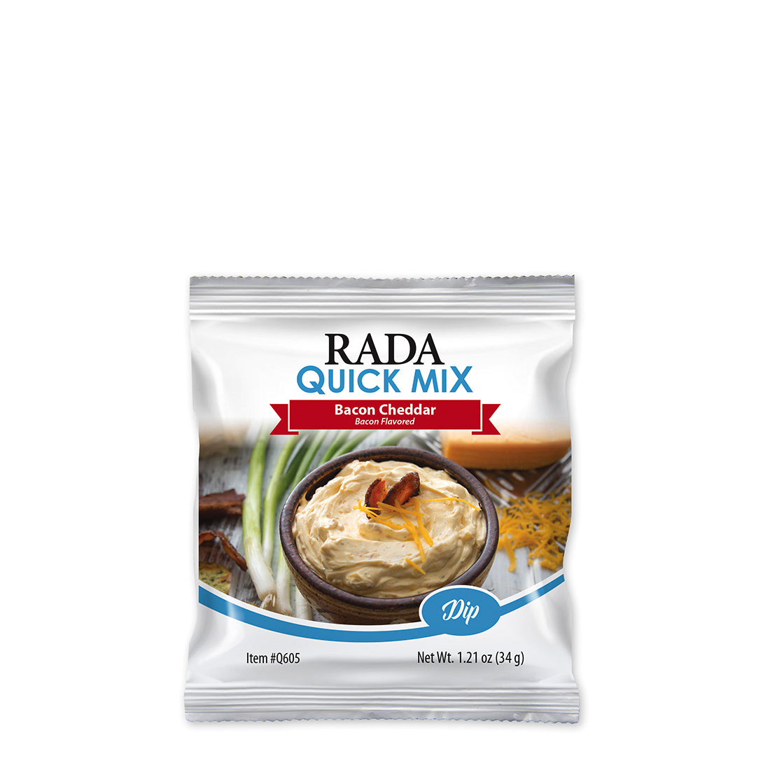 A packet of Bacon Cheddar Dip quick mix