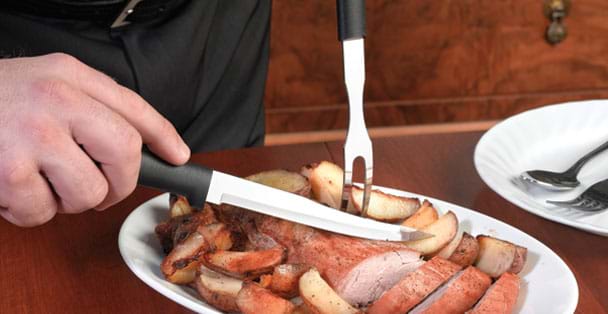 Carving Fork  Large Meat Utensil - Rada Cutlery