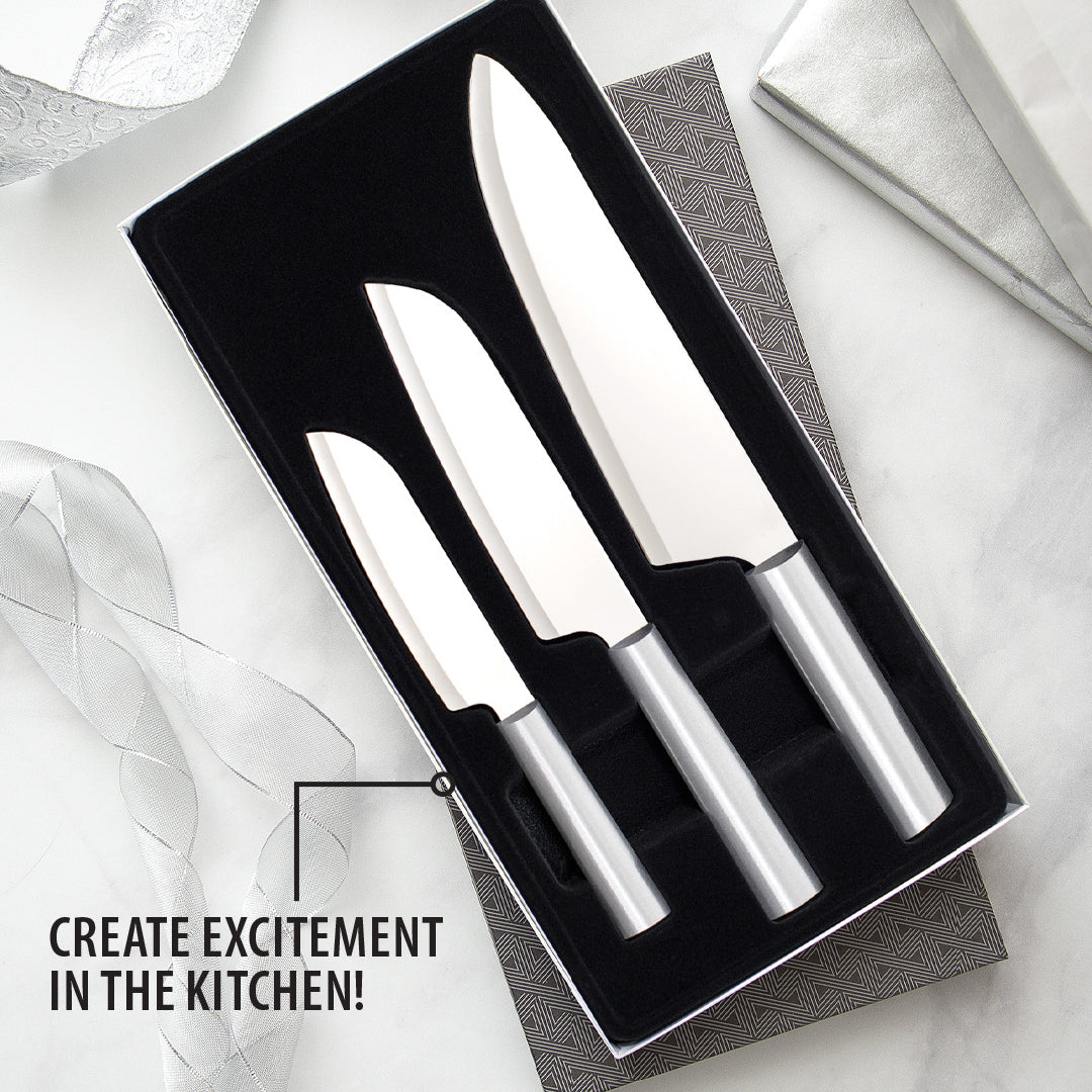 Rada Cutlery Two Piece Knife Set Stainless Steel Cooks Choice