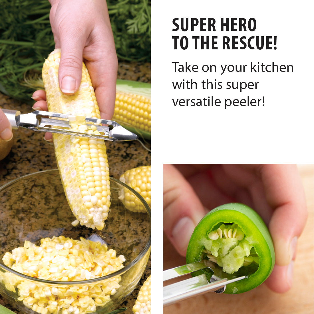 ReaNea Gold Potato Vegetable Peeler Stainless Steel Peelers For