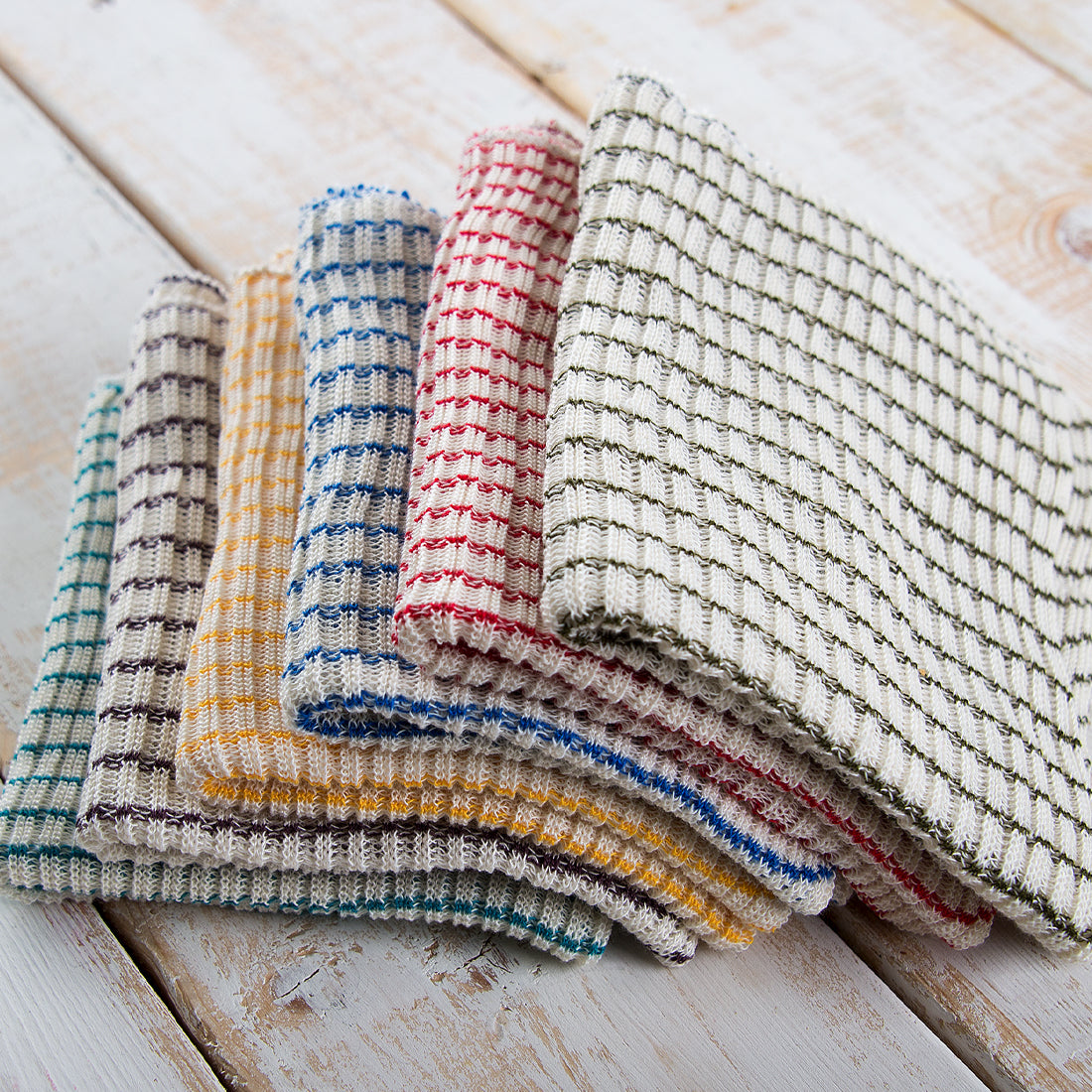 Six Rada Dishcloths in assorted colors