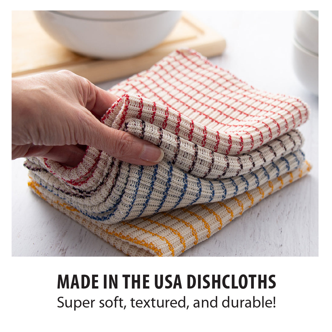 100% Cotton Dishcloths