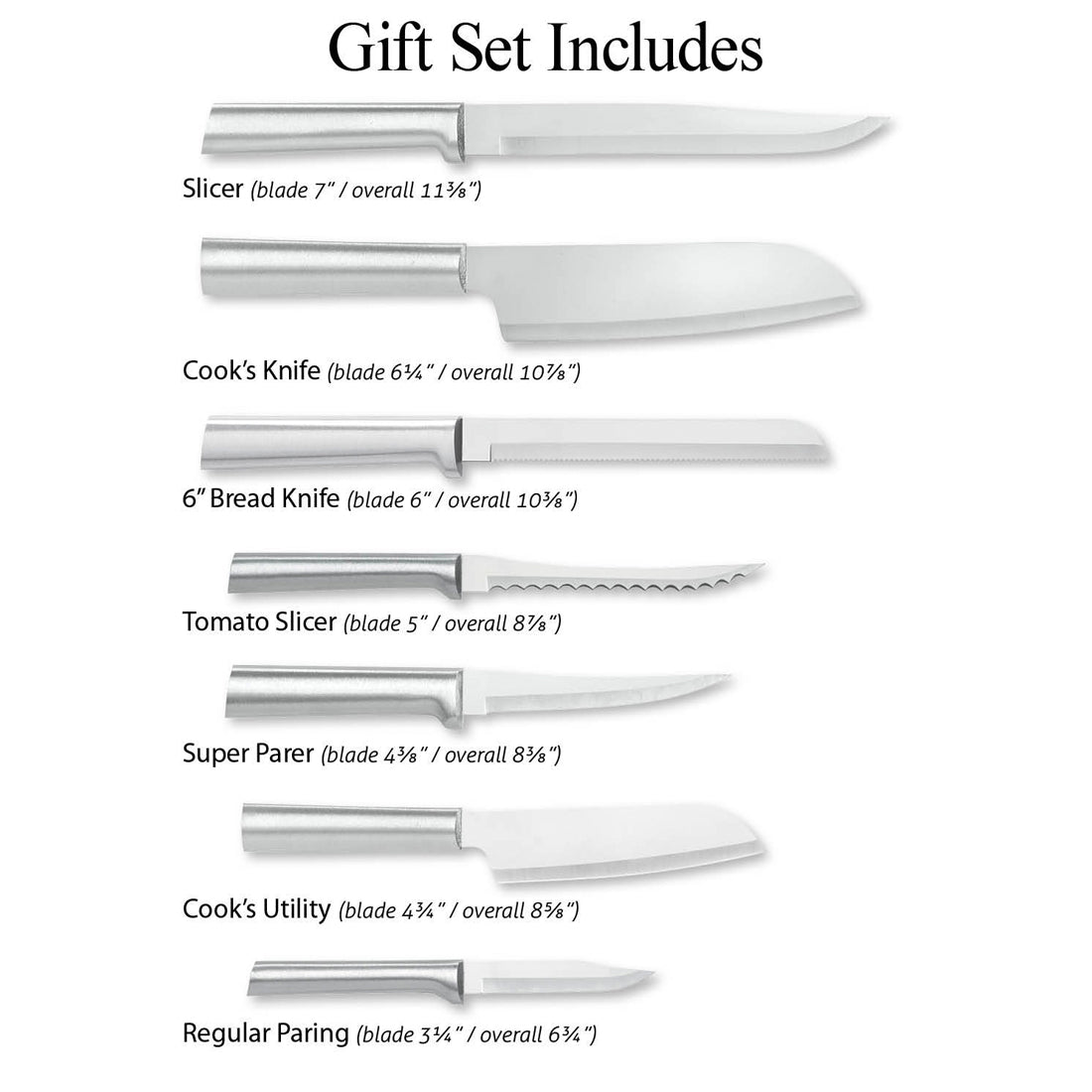 Rada Cutlery Paring Knife Set 6 Knives