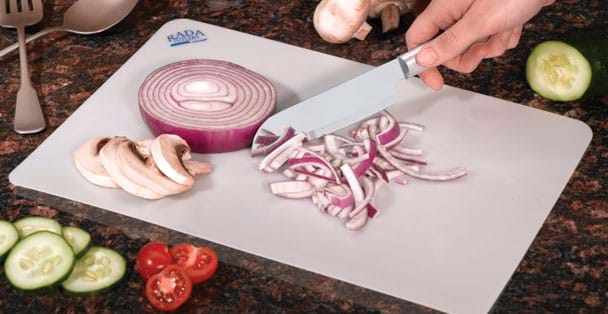 Rada Cutlery Small Plastic Cutting Flexible Dishwasher Safe Chopping B