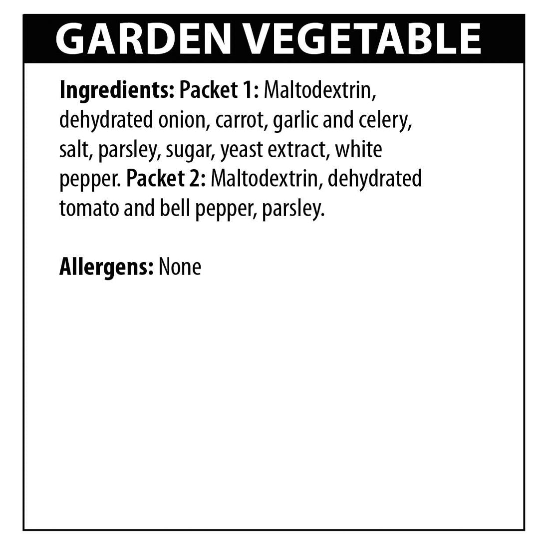 Garden Vegetable Cheeseball ingredient list