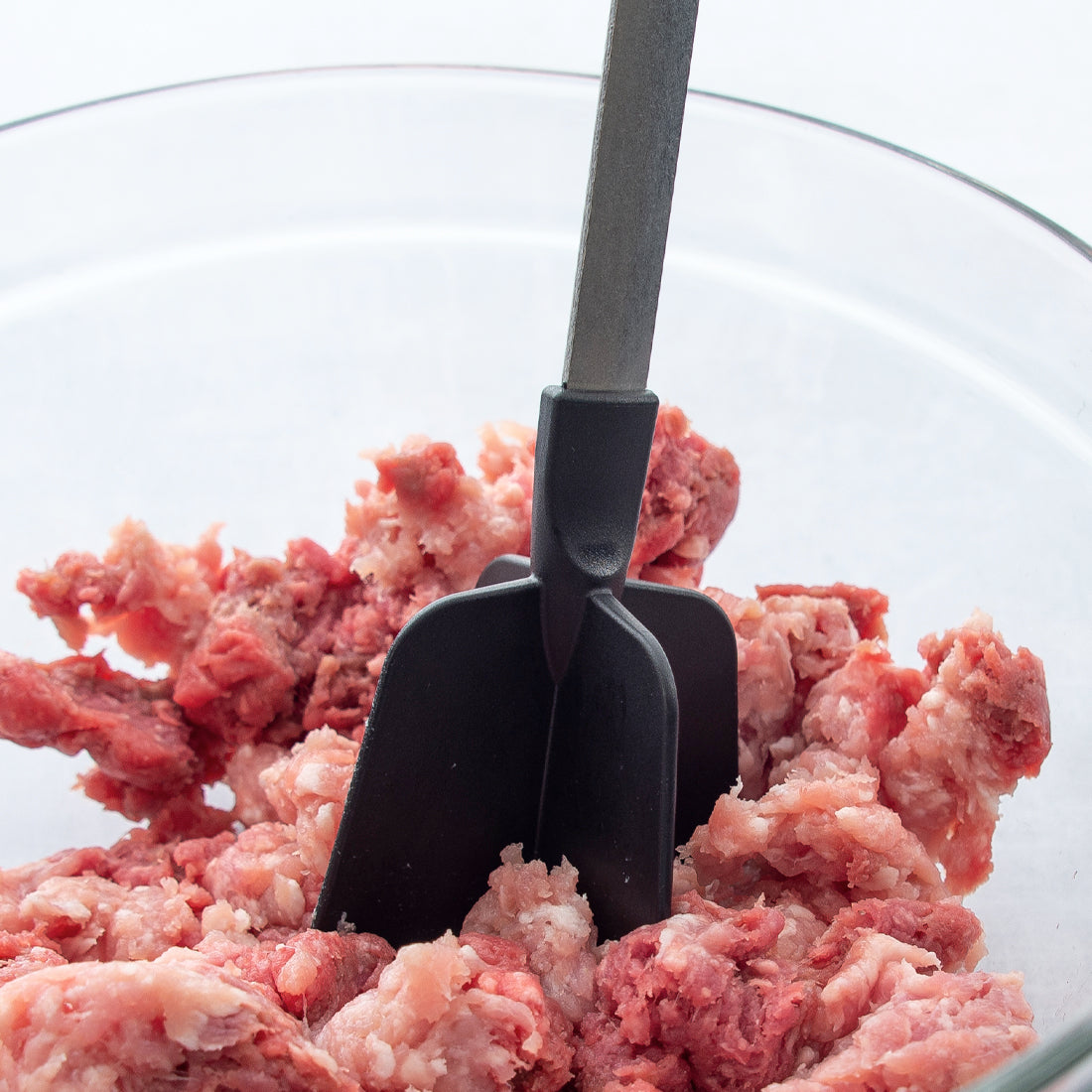 Soft Grip Ground Beef Meat Chopper Home Stirring Meat Cutter