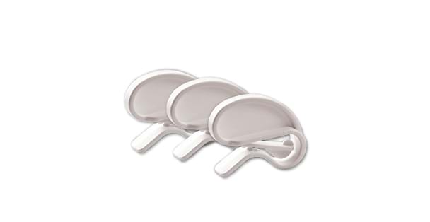 Rada Cutlery Quick Grip Chip Snack Bag Clips - 3 Pack, White