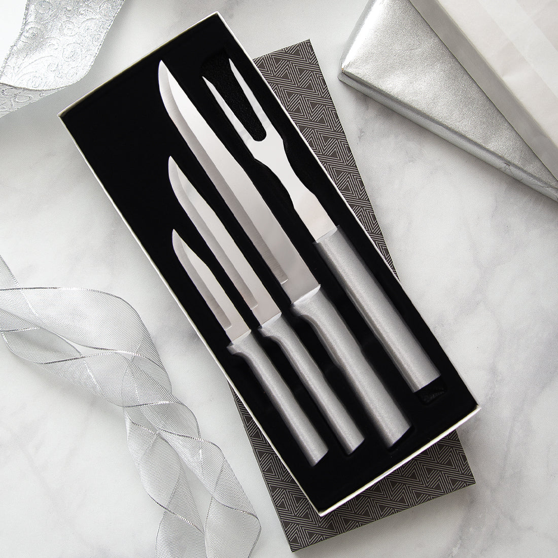 Rada Cutlery Meal Prep 4-Piece Paring Knife Gift Set – Stainless