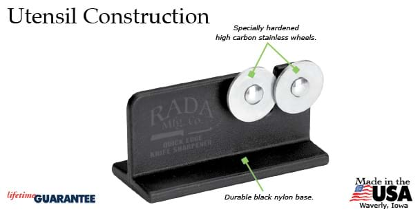 Rada Cutlery Quick Edge Knife Sharpener – Kooi Housewares