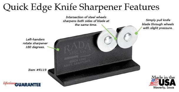 Rada Knife Sharpener // How I sharpen My Knives 