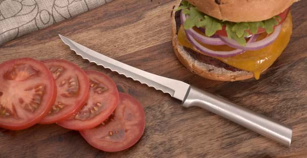  Rada Cutlery S38 7-pc Starter Gift Set + R119 Knife Sharpener:  Boxed Knife Sets: Home & Kitchen