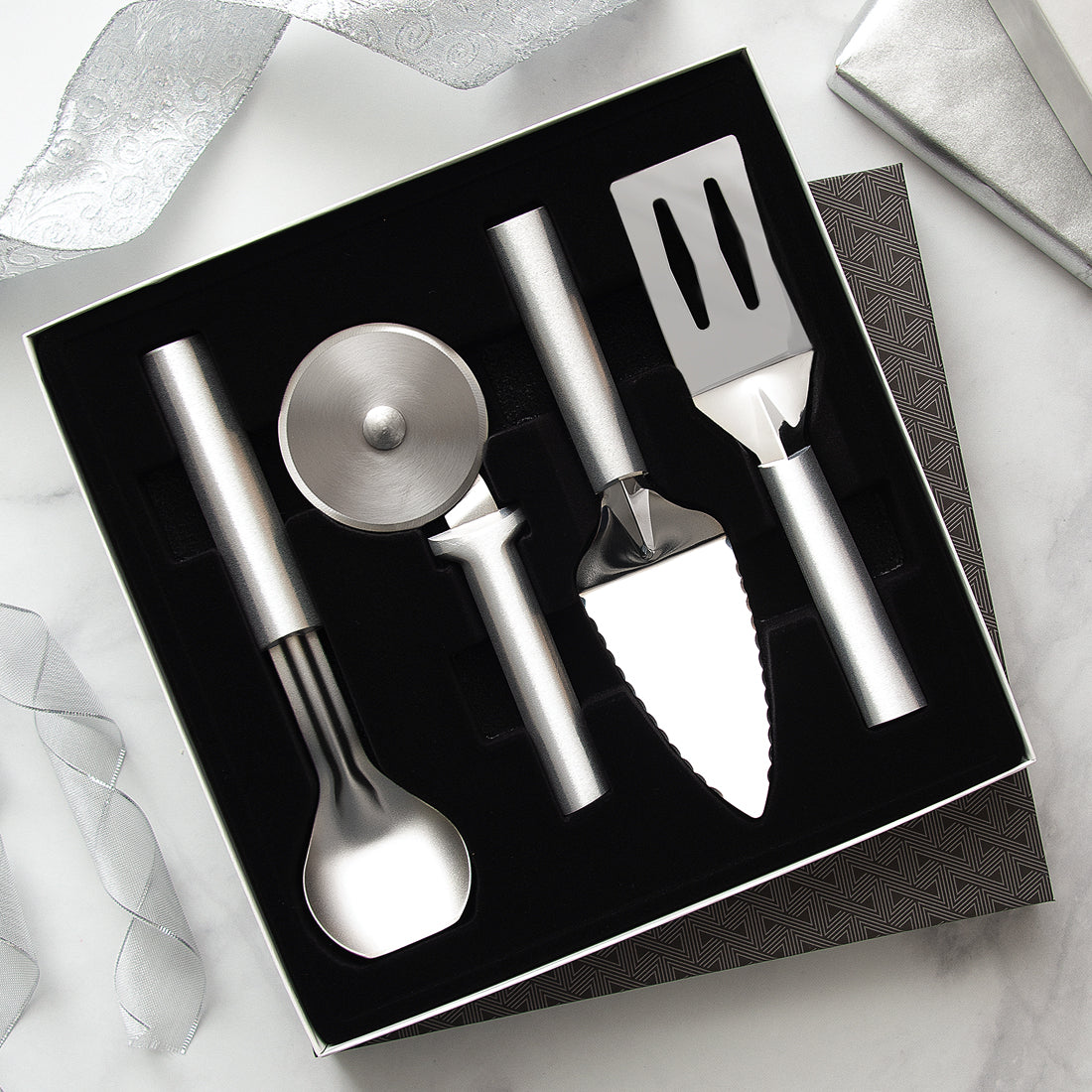 Shapes Captain Stainless Steel Set of Spoon, Fork and Knife with Gift Box  24 Pcs. Stylish