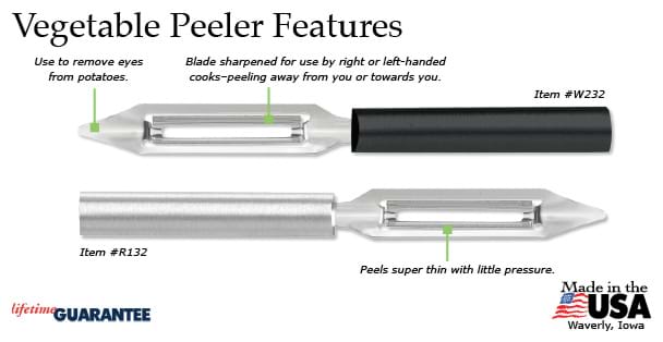 left handed potato peeler